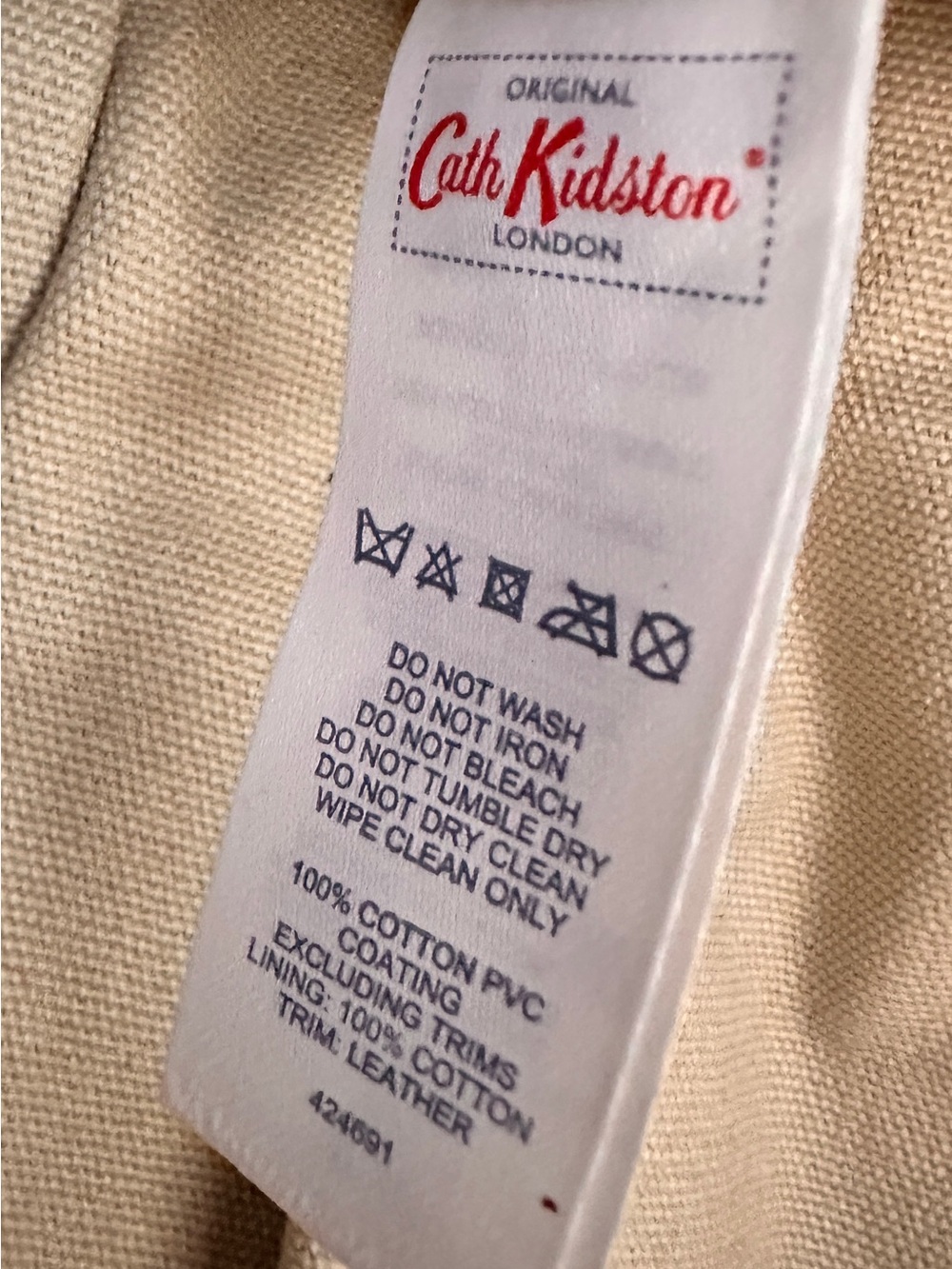 Cath Kidston Navy and Cream Polka Dot Tote - Picture 10 of 14